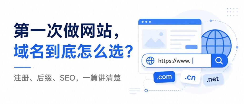 第一次注册域名